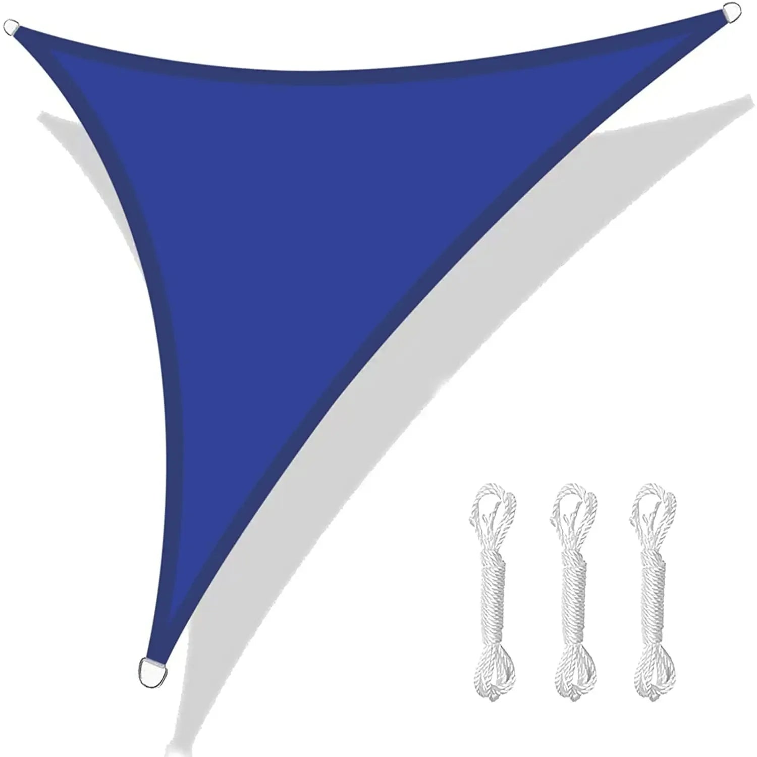 5/3.6/3/2M Triangle Shade Sail Waterproof Sunshade Sail Canopy 98%UV Block Awning with Free Rope for Garden Patio Pergola Gazebo WardBoyzPROShop