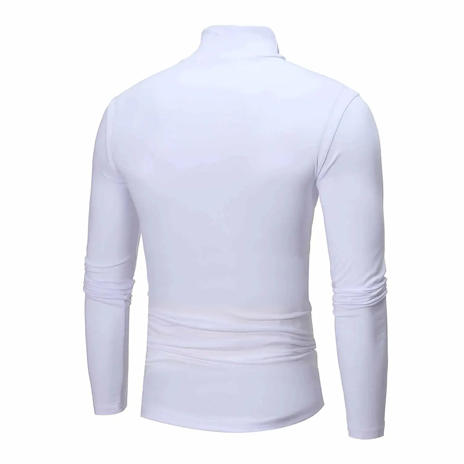 New Men's handsome half turtleneck bottom shirt,  gentle and comfortable, suitable for autumn, winter, senior undershirt WardBoyzPROShop