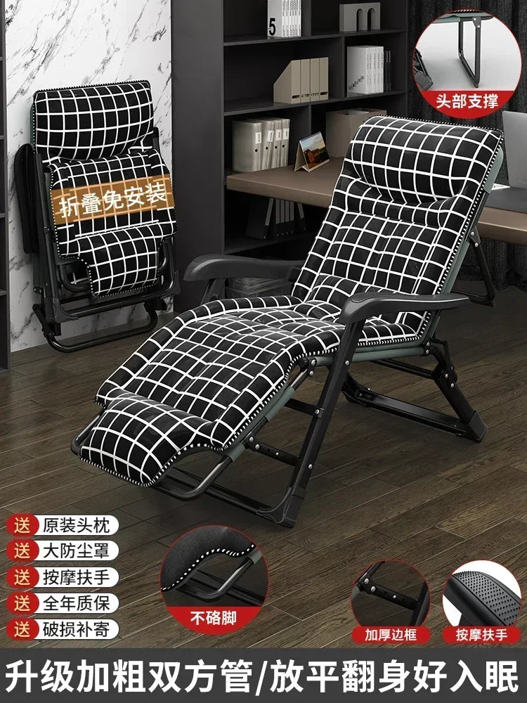 Office Beach Chaise Lounge Relaxing Folding Balcony Lazy Chaise Lounge Home Relaxation Reclinables Furniture