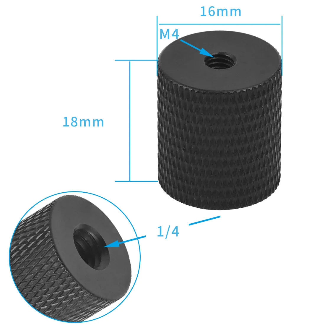 Conversion Screw 1/4 to 1/4 3/8" M4 M5 M6 M8 M10 Screw Projector Adapter DSLR Camera Tripod Ballhead Photography Fixing Mount