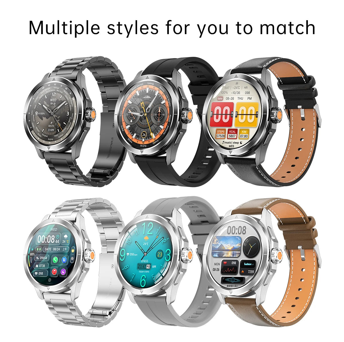 S4 Ultra For Xiaomi Smart Bracelet Men Watch AMOLED HD Screen Bluetooth Call GPS Trajectory NFC Heart Rate Compass SmartWatches WardBoyzPROShop