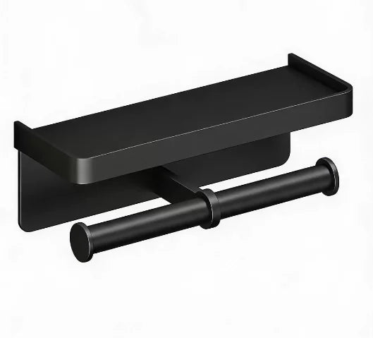 Bathroom Aluminum Tissue Roll Storage Rack Wall Mounted Durable Toilet Paper Holder Household Washroom Hardware Accessory