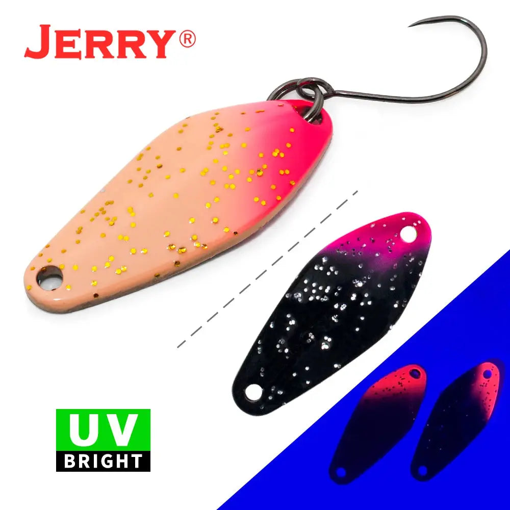 Jerry Draco Micro Spoon Trout Lures UL UV Colors Ultralight Fishing Tackle Freshwater Artificial Bait WardBoyzPROShop