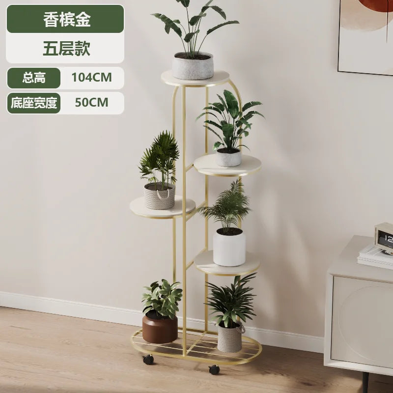Front Porch Terrace Plant Shelf Indoor Tree Shaped Metal Roomplant Stand Mid Century Potting Estanteria Garden Furniture