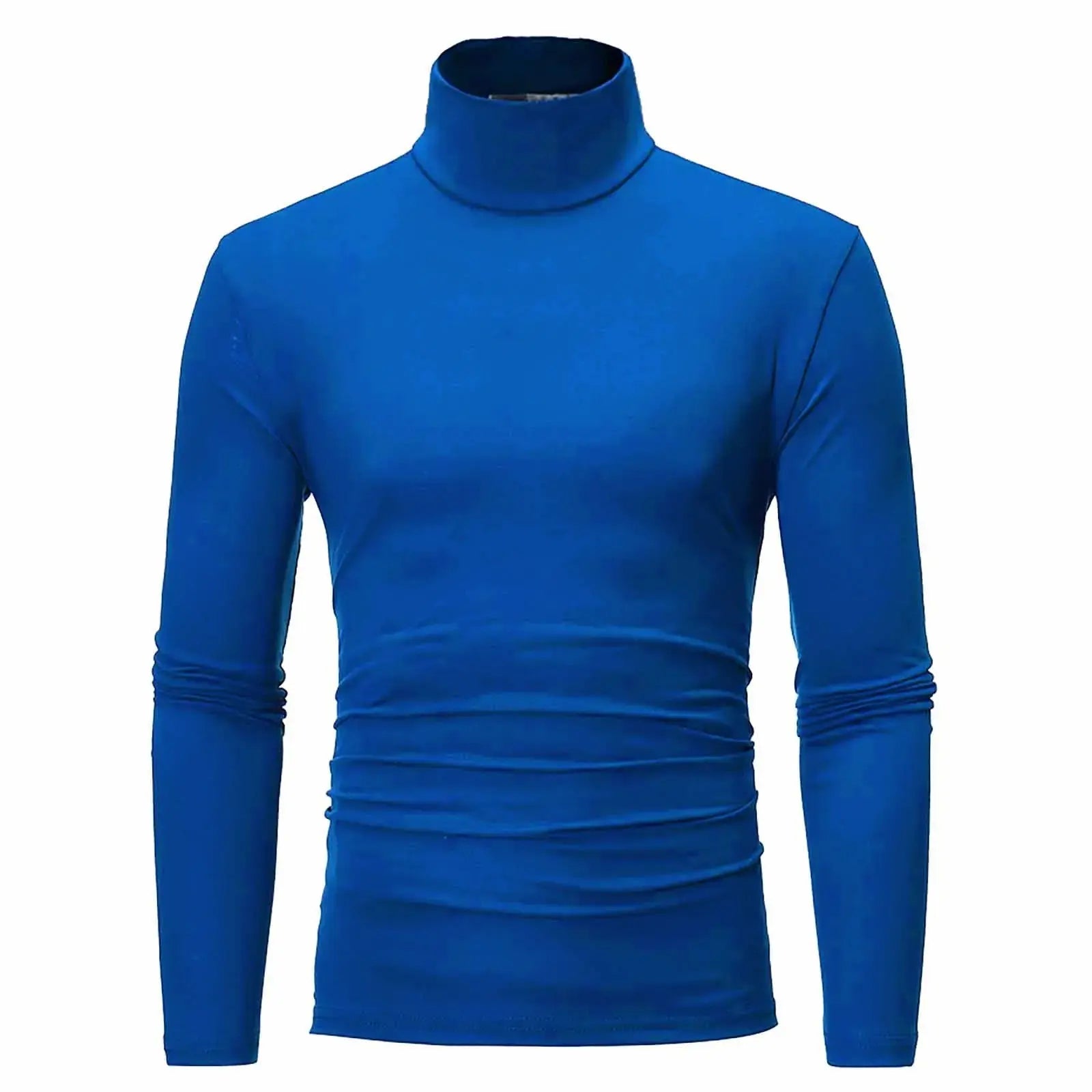 New Men's handsome half turtleneck bottom shirt,  gentle and comfortable, suitable for autumn, winter, senior undershirt WardBoyzPROShop