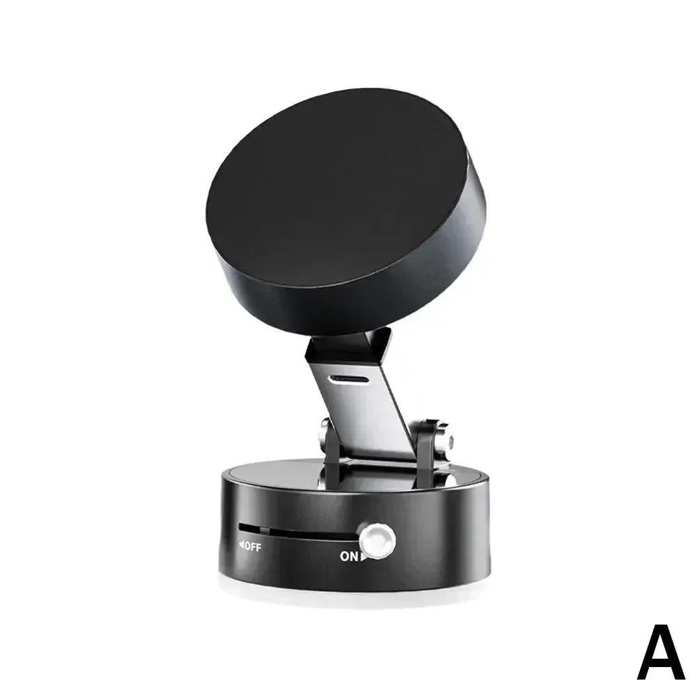 Foldable Car Phone Holder Vacuum Double-sided Magnetic Dashboard GPS Stand for Magsafe iPhone 16-12 Pro Max Samsung Xiaomi Mount WardBoyzPROShop