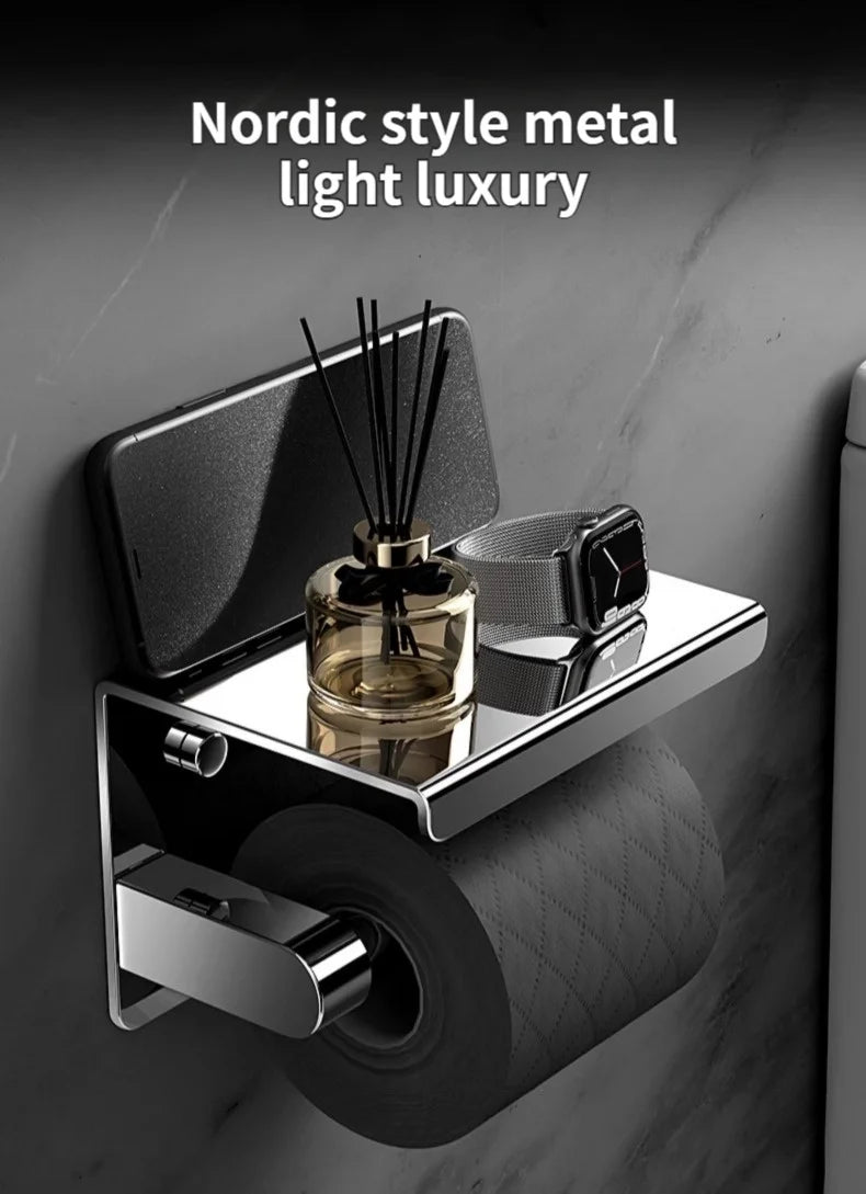 Bathroom Toilet Paper Holder 304 Stainless Steel Waterproof Roll Paper Box Tissue Box Holder Bathroom Hardware Accessories