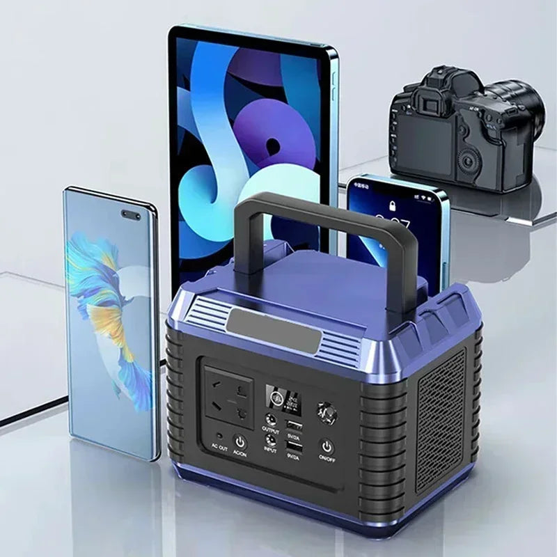 220V 32000mAh Portable Power Bank Charging Station 300W Emergency Outdoor Storage Power Supply Camping RV Multi-function USB WardBoyzPROShop