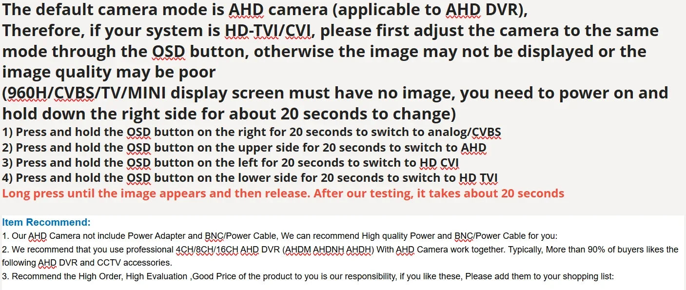 Night Vision Upgrade 6LED 4K AHD Dome Camera 8MP 5MP 4MP Infrared Light Warming Light Full Color HD Indoor Home Security Monitor
