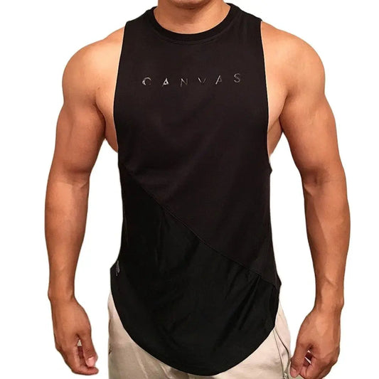 Bodybuilding Sport Tank Tops Men Gym Fitness Workout Sleeveless Shirt Male Stringer Singlet Summer Casual Loose Undershirt Vest WardBoyzPROShop