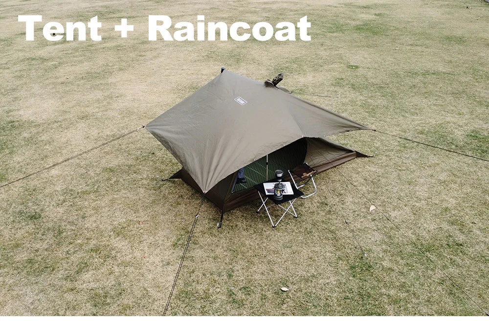 Airy Mesh Tent 1 Person Ultralight Tent Quick Setup Backpacking Shelter Breathable Mosquito Proof for Camping and Trekking WardBoyzPROShop