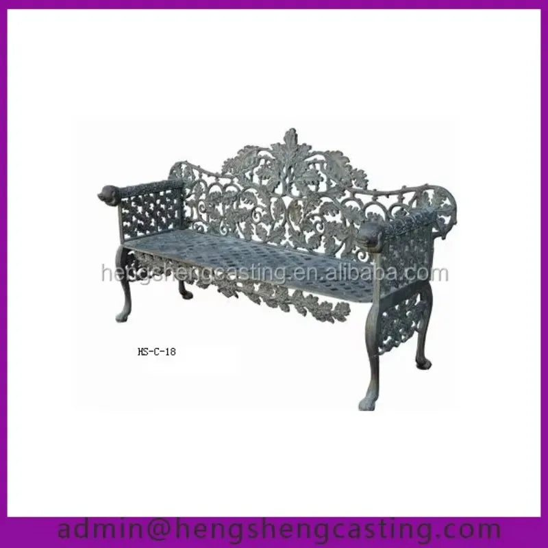Metal Bench Outdoor Garden Bench