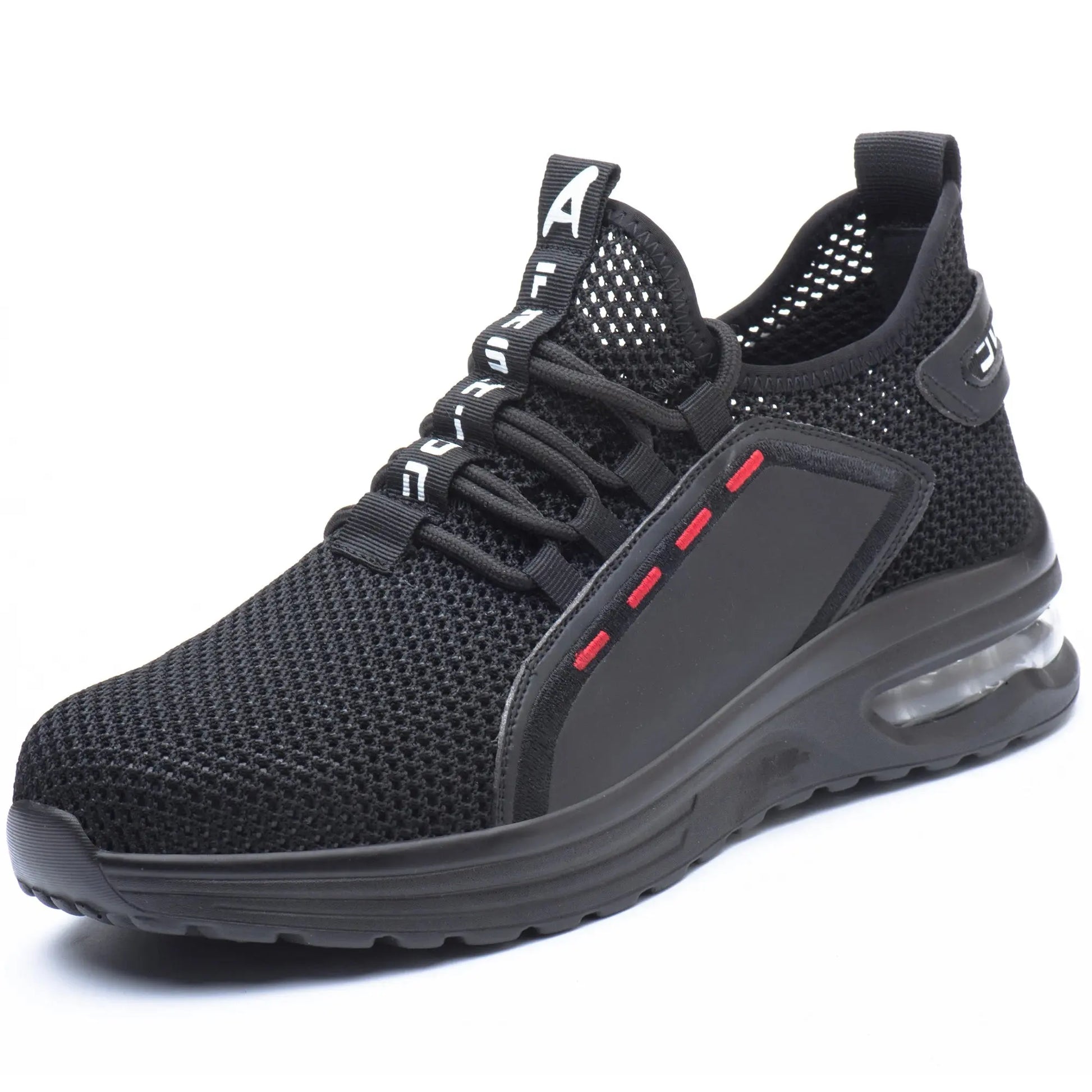 Men's Summer Mesh Safety Shoes Steel Toe Anti- Crush Breathable Lightweight Work Shoes Knitted Upper Kevlar Insertion Proof WardBoyzPROShop