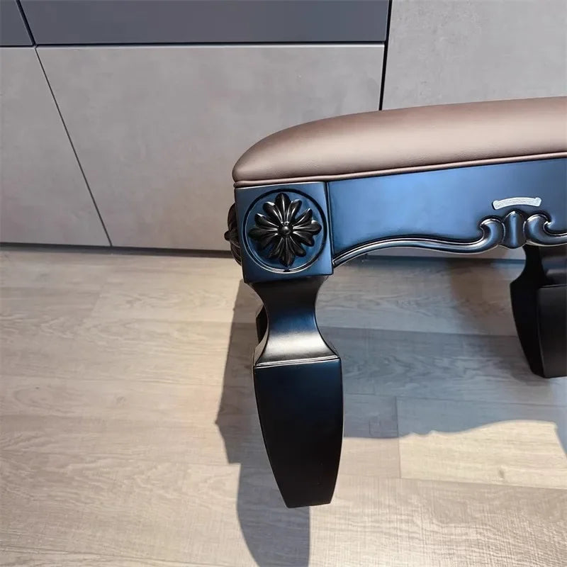Wooden Footstool Fashion Footrest Quadrate Ottomans Multifunctional Universal Modern Design Small Creative Home Furnitures