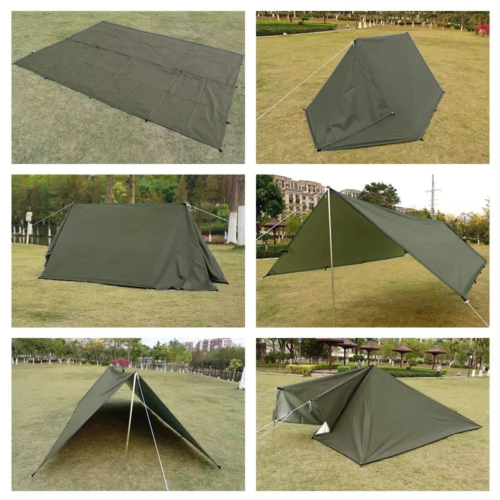 Airy Mesh Tent 1 Person Ultralight Tent Quick Setup Backpacking Shelter Breathable Mosquito Proof for Camping and Trekking WardBoyzPROShop