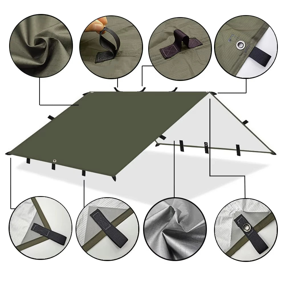 Airy Mesh Tent 1 Person Ultralight Tent Quick Setup Backpacking Shelter Breathable Mosquito Proof for Camping and Trekking WardBoyzPROShop
