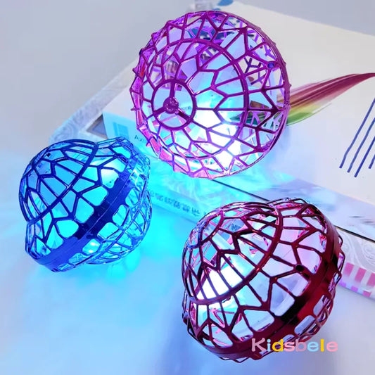 Kids Flying Ball Toy Magic Intelligent Sensor Floating Spinning UFO Shape Flying Ball Summer Indoor Outdoor Toy Birthday Gift