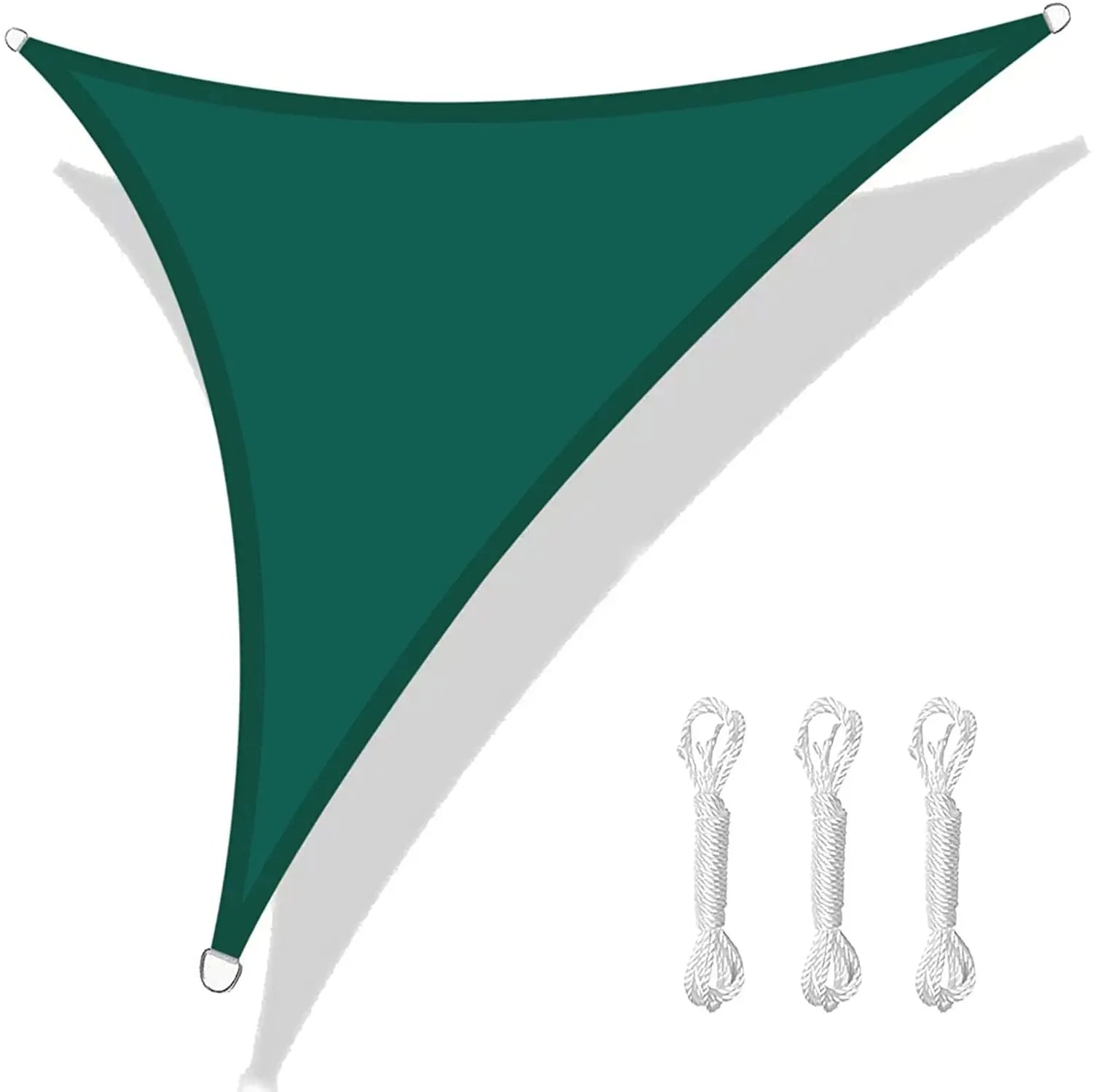 5/3.6/3/2M Triangle Shade Sail Waterproof Sunshade Sail Canopy 98%UV Block Awning with Free Rope for Garden Patio Pergola Gazebo WardBoyzPROShop