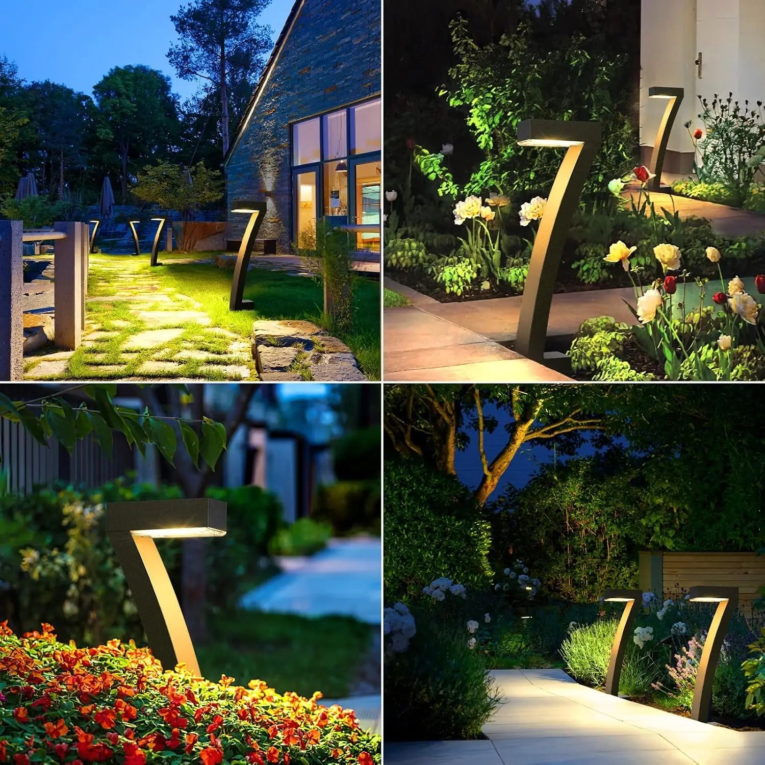 6Pack Bright Solar Outdoor Lights Pathway, 12 Hrs Solar Garden Lights, Auto On/Off for Outside Landscape Path Yard Walkway WardBoyzPROShop