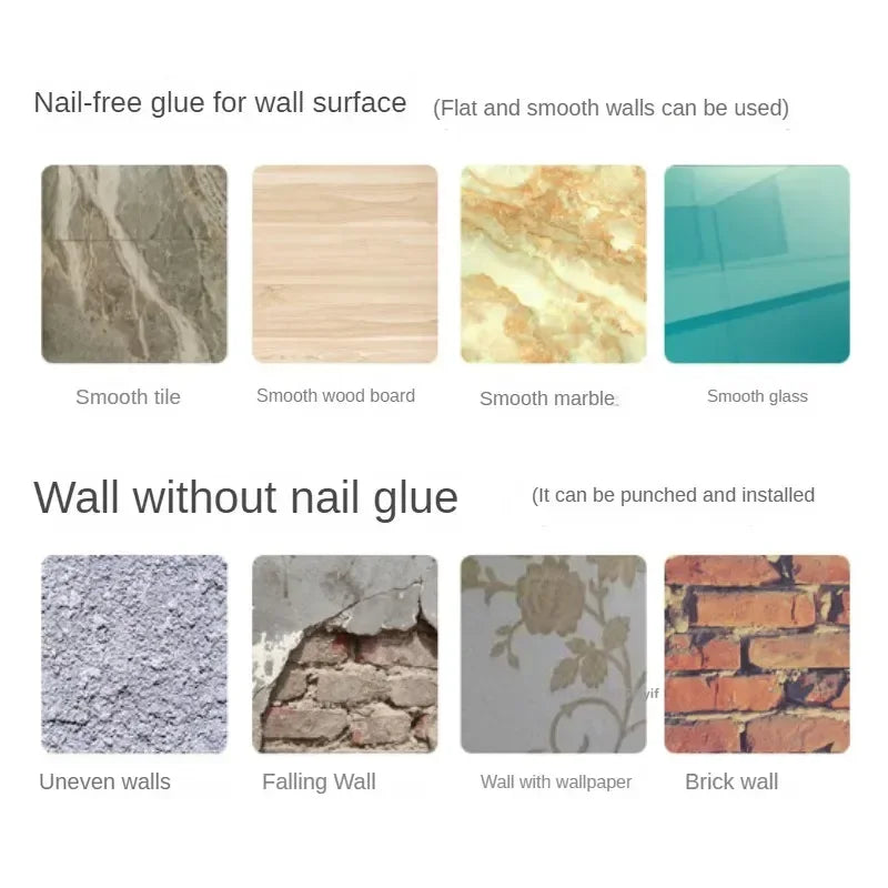 No Drilling Toilet Paper Holder SUS304 Stainless Steel Self Adhesive Wall Mount Tissue Towel Roll Dispenser for Bathroom Kitchen