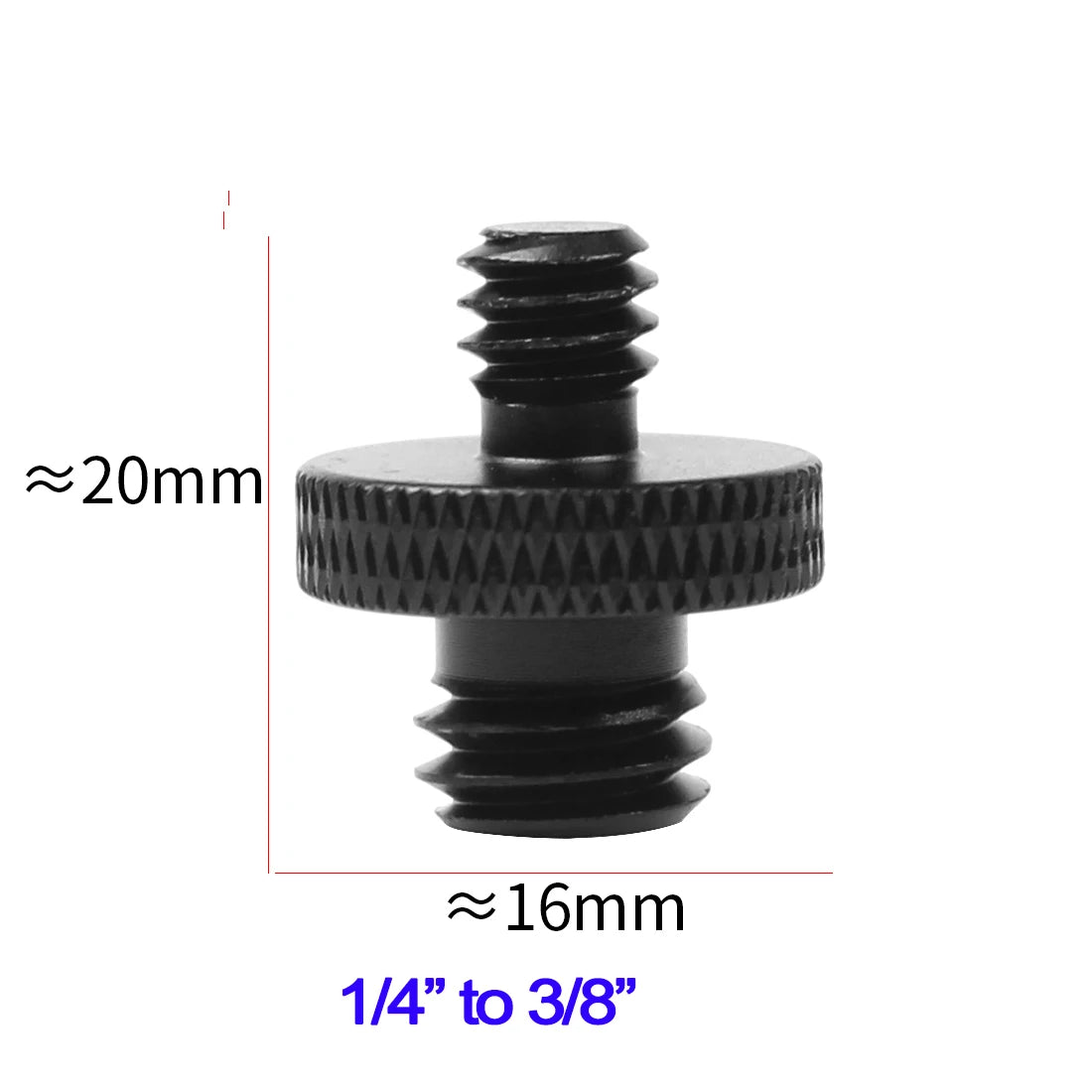 Conversion Screw 1/4 to 1/4 3/8" M4 M5 M6 M8 M10 Screw Projector Adapter DSLR Camera Tripod Ballhead Photography Fixing Mount