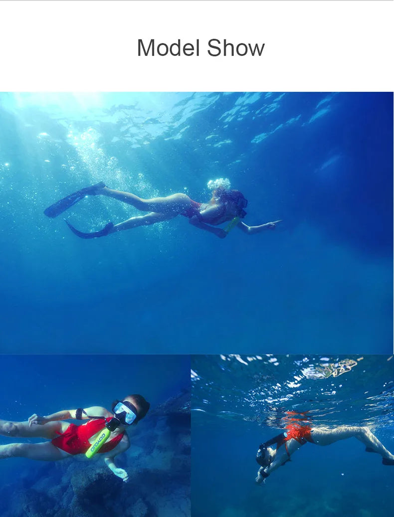 Mini Scuba Tank Diving Equipment Underwater Diving Cylinder Inflator 0.5L Outdoor Oxygen Tank 5-10 Minutes Spearfishing WardBoyzPROShop