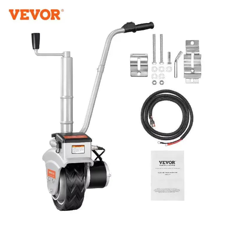 VEVOR 5000lbs Electric Trailer Dolly 12V Trailer Jockey Wheel with 22 ft/min Speed & Adjustable Height for Moving Caravan Boat WardBoyzPROShop