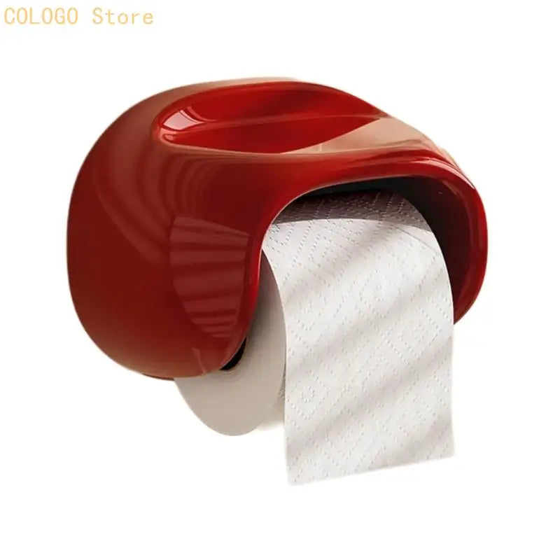 Modern Bathroom Tissue Holder With Shelf Waterproof Toilet Paper Dispenser D0LD