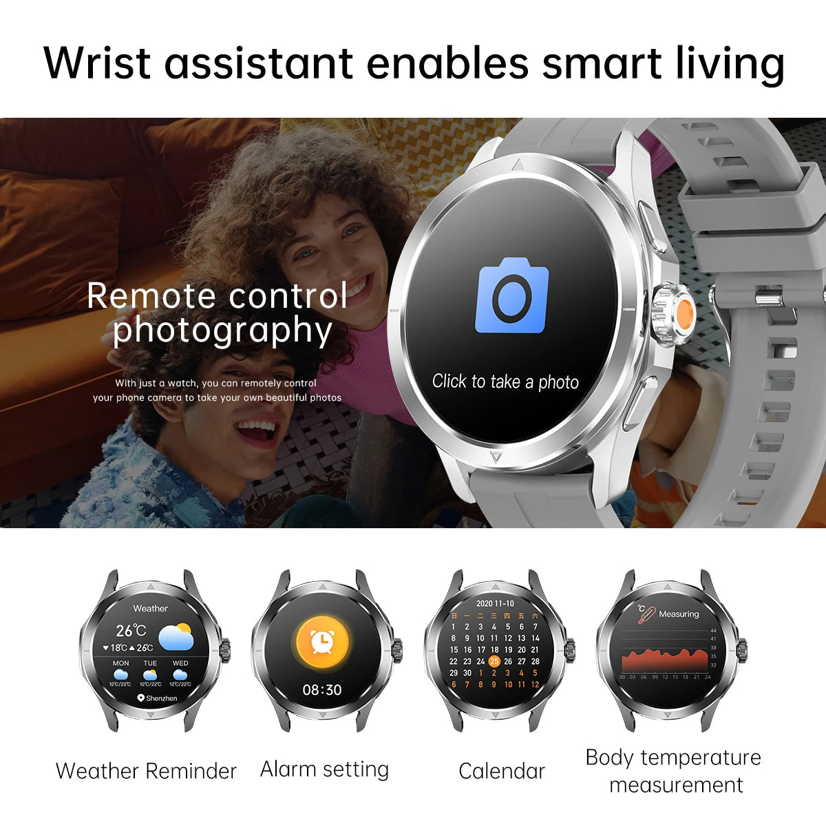 S4 Ultra For Xiaomi Smart Bracelet Men Watch AMOLED HD Screen Bluetooth Call GPS Trajectory NFC Heart Rate Compass SmartWatches WardBoyzPROShop