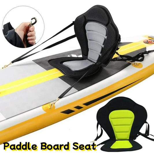 Kayak Paddle Board Seat Adjustable Stand Up Backrest Seat with Storage Bag Non-Slip Backrest Seat for Rowboats Fishing Canoeing WardBoyzPROShop