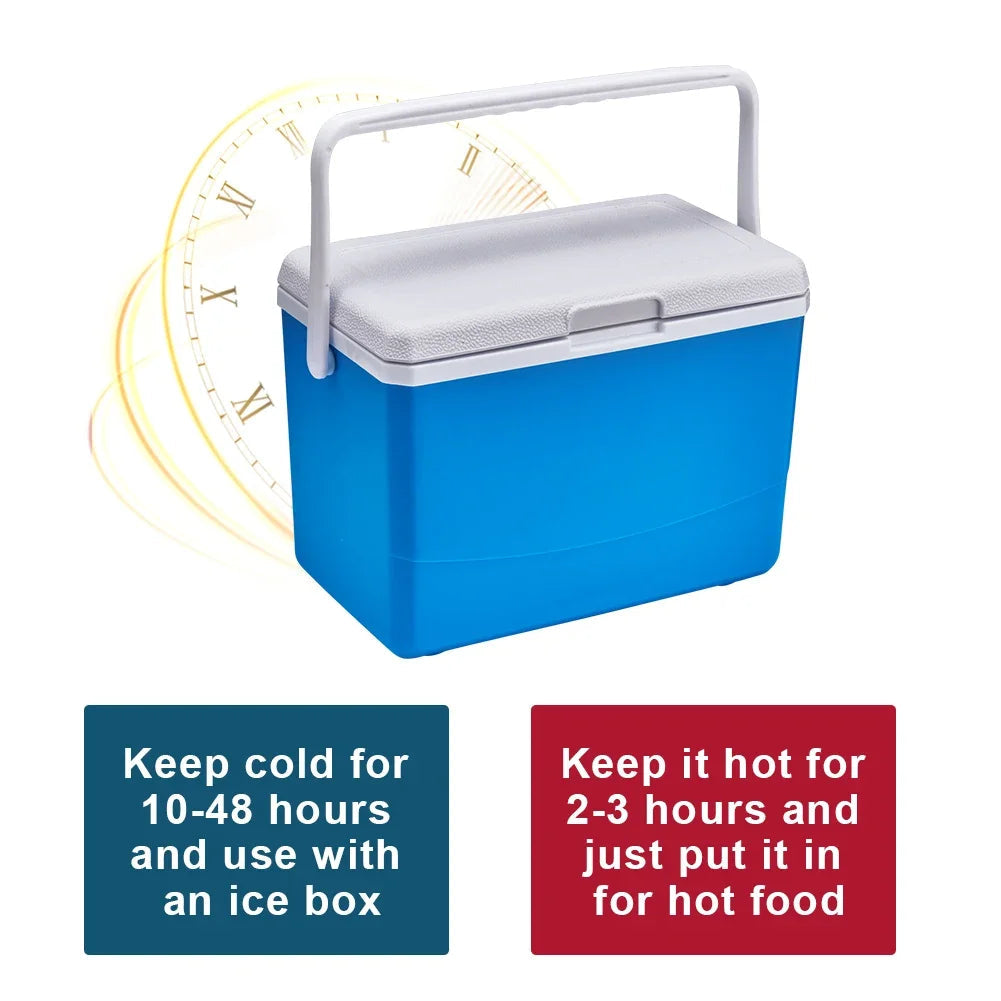 3L Insulated Portable Cooler with Handle Picnic Ice Bucket Heat Preservation Food Storage Reusable Box for Outdoor Beach Picnic WardBoyzPROShop