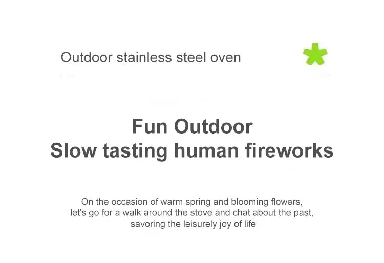 Barbecue Stove Stainless Steel Multi-purpose Barbecue Grill Round Portable Stove for Home Outdoor Camping Family Gathering WardBoyzPROShop