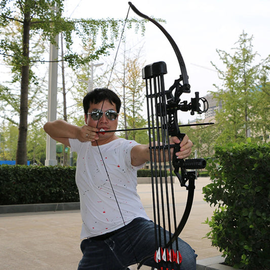 Hunting Bow Take-down Bow for Shooting Archery Recurve Bow with Aiming Point Outdoor Sports Shooting 20/30/40/50lbs