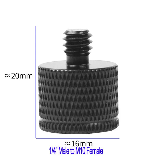 Conversion Screw 1/4 to 1/4 3/8" M4 M5 M6 M8 M10 Screw Projector Adapter DSLR Camera Tripod Ballhead Photography Fixing Mount
