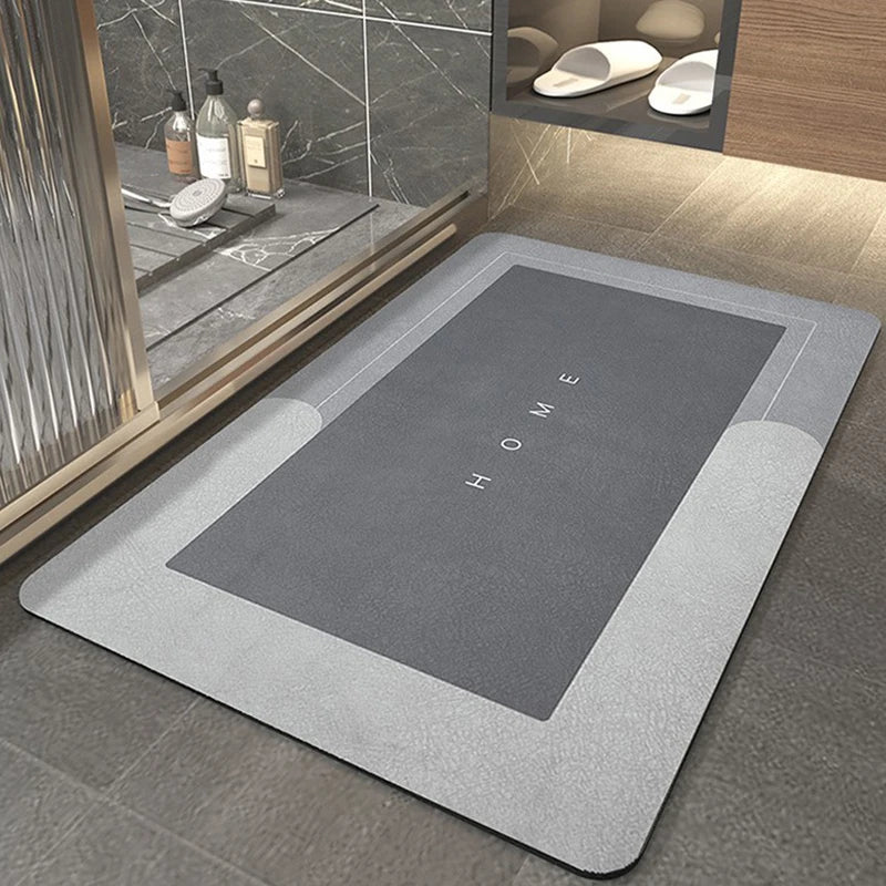 Bath Mat Super Absorbent Non Slip Bath Bathroom Rug Quick Drying Bath Shower Rug     Kitchen Entrance Door Mats Home Floor Mat