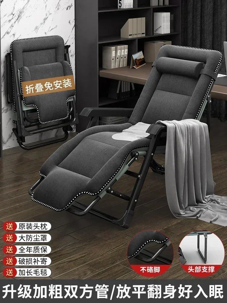 Office Beach Chaise Lounge Relaxing Folding Balcony Lazy Chaise Lounge Home Relaxation Reclinables Furniture