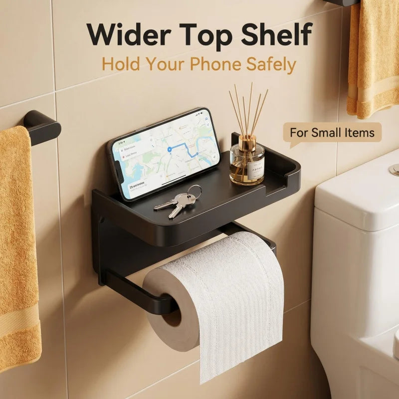 Tissue Box Storage Rack, Wall-Mounted Bathroom Toilet Paper Holder, Roll Paper Rack, Simple Bathroom Storage