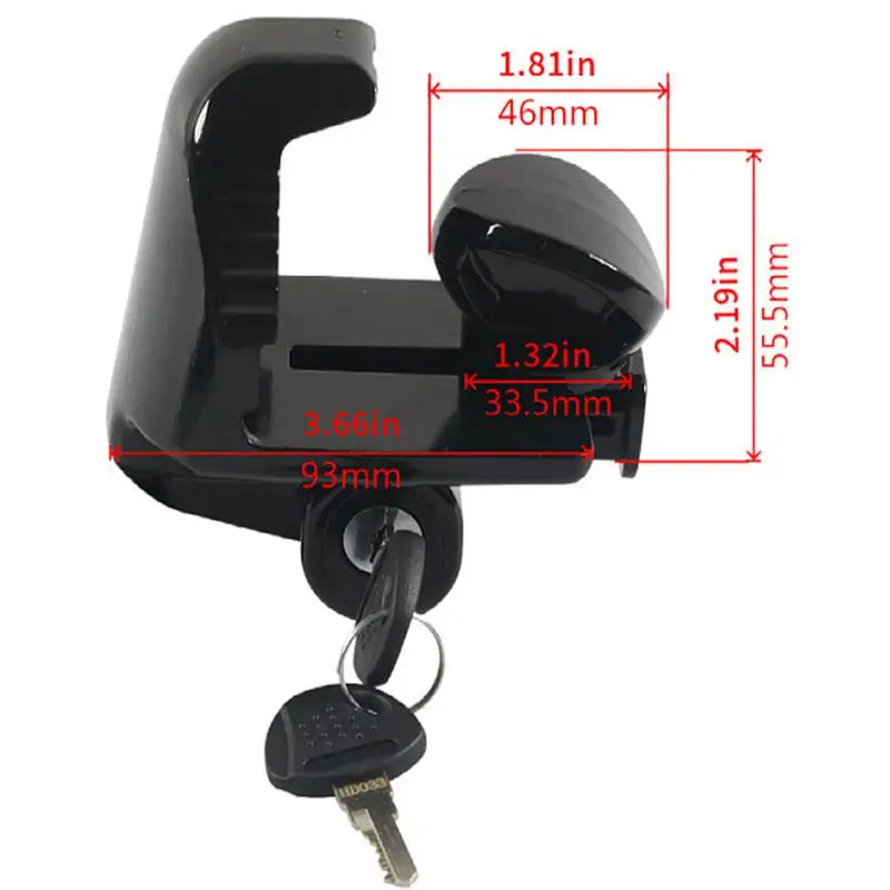 RV Trailer Lock Set Adjustable Lock System Hitch Locks With Keys RV Accessories For Travel Trailers Travel Trailer Accessories WardBoyzPROShop