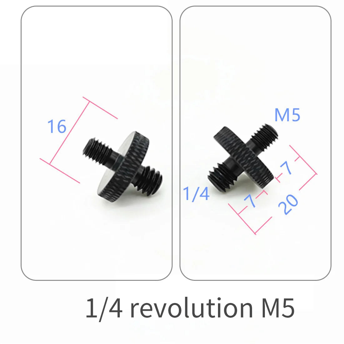 Conversion Screw 1/4 to 1/4 3/8" M4 M5 M6 M8 M10 Screw Projector Adapter DSLR Camera Tripod Ballhead Photography Fixing Mount