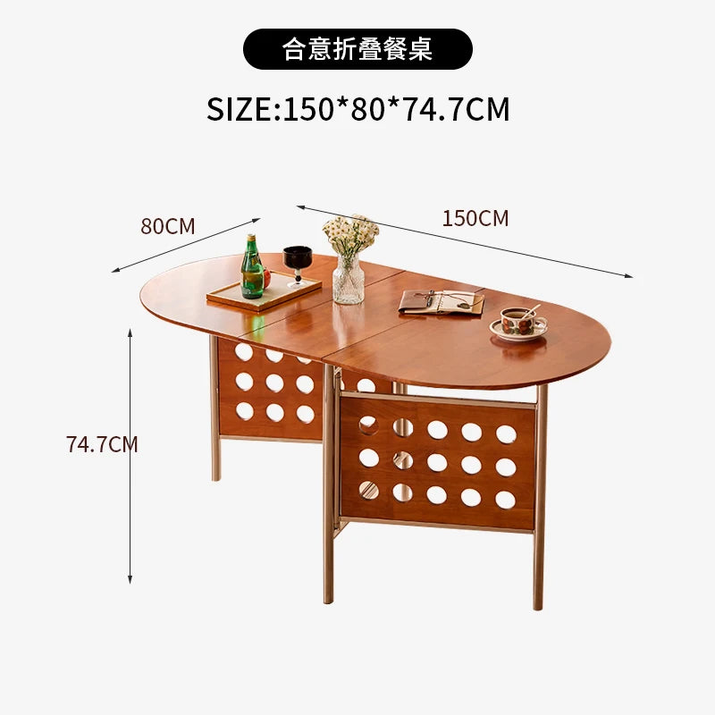 Luxury Mid Century Dining Tables Long Folding Modern Design Dining Tables Glamour French Table A Manger Pliante Furniture Home