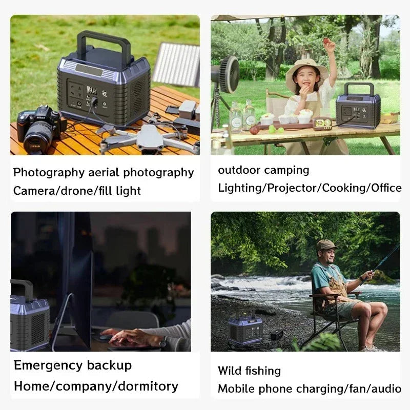 220V 32000mAh Portable Power Bank Charging Station 300W Emergency Outdoor Storage Power Supply Camping RV Multi-function USB WardBoyzPROShop