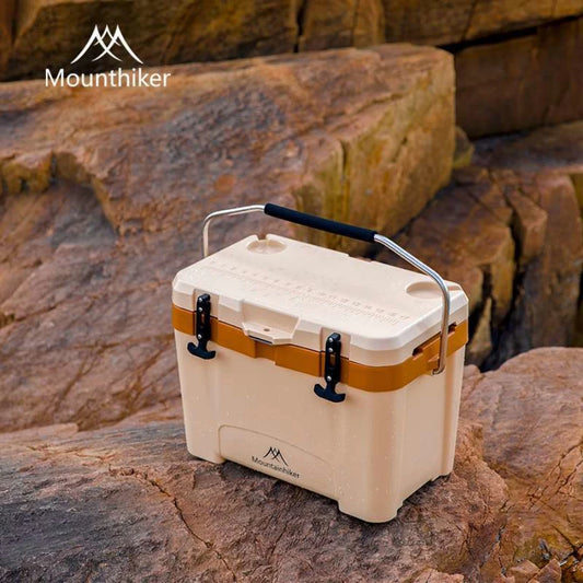 MOUNTAINHIKER 20.1" x12.2" x15" Incubator Outdoor 26L Camp Portable Large Fresh-Keeping Box Cold Hot Ice Bucket Refrigerator