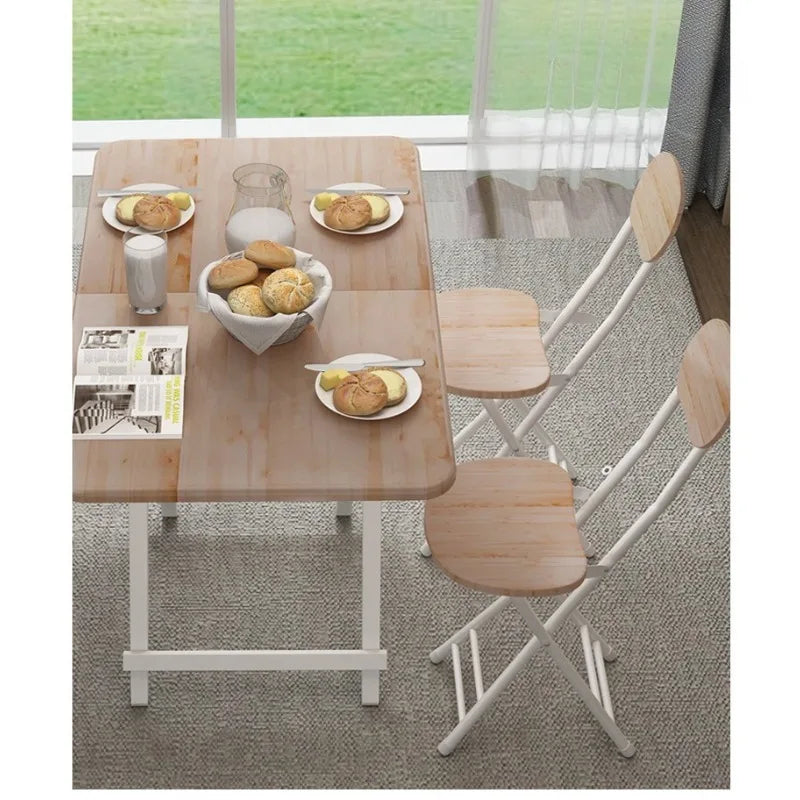 Installation-free folding table rental room dining table simple stall table dormitory study table portable table stall square