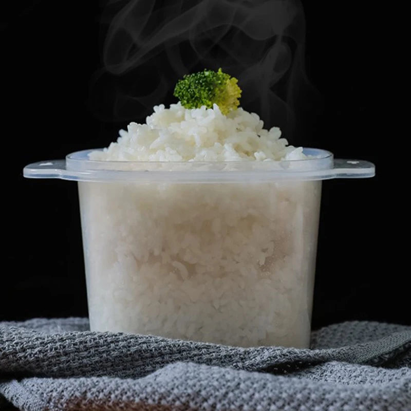 Microwave Oven Rice Cooker Multifunctional Steamer Soup Cooking Bento Lunch Box
