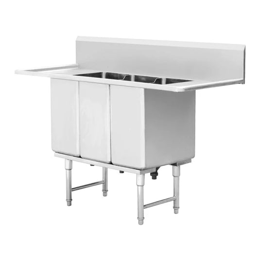 Modern freestanding outdoor sink Commercial kitchen Steel wash basin