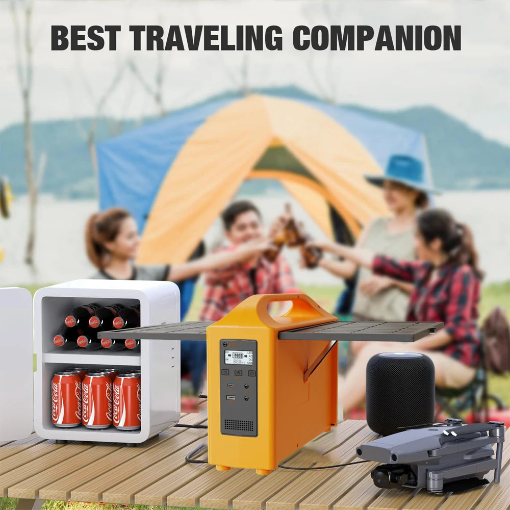 jsdsolar Portable Power Station 100W Solar Generator output AC 220V 110V LiFePO4 Power Bank UPS Power Plant For Outdoor Camping WardBoyzPROShop
