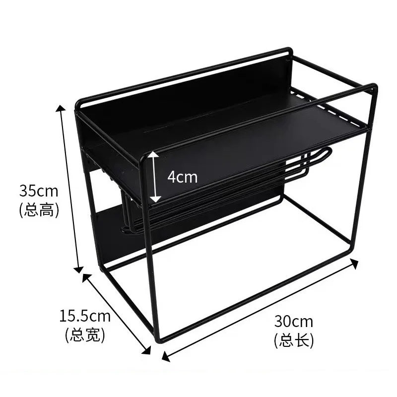 Metal magnetic refrigerator storage rack multi-layer freezer slot Storage Holders kitchen pull-out drawer Basket Organization