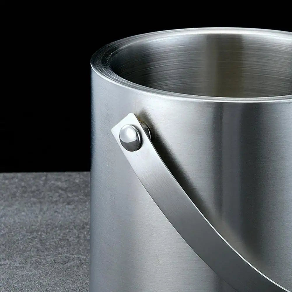 1.6L/2L/3L Stainless Steel Insulated Ice Bucket Wine Beer Champagne KTV Party Cooler WardBoyzPROShop
