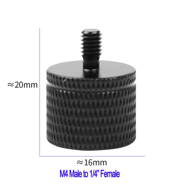 Conversion Screw 1/4 to 1/4 3/8" M4 M5 M6 M8 M10 Screw Projector Adapter DSLR Camera Tripod Ballhead Photography Fixing Mount