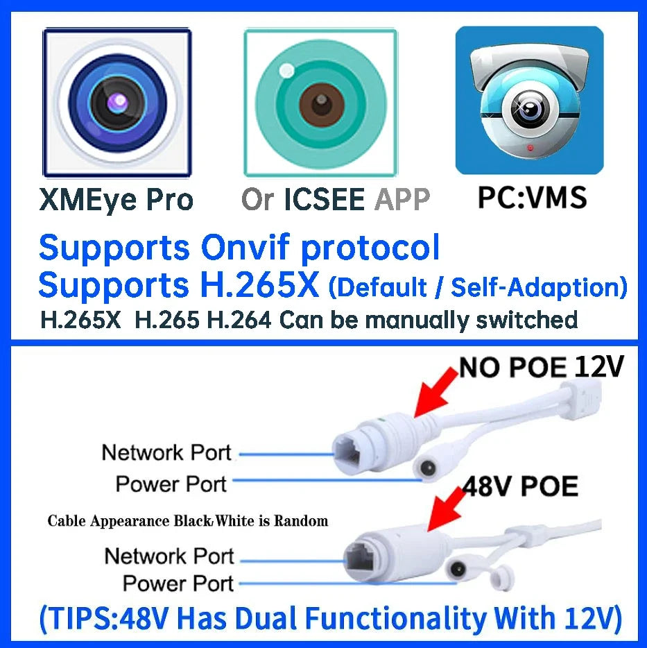 5MP/4MP AI POE Dome Camera - Full Color & Infrared Dual Light, Built-in Mic, RTSP, XMEYE, Semi-ball Design for Home Security